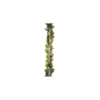Premier Decorations 1.8M Fresh Pine and Red Berry Garland