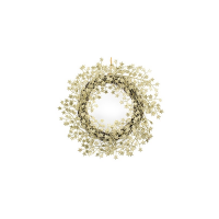 Premier Decorations 45cm Star Wreath - Gold