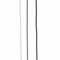 David Hunt 3 Core Twisted Braided Cable Black 1 Metre