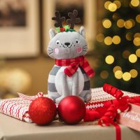 Smart Zoon Festive Tabby Cat PlayPal
