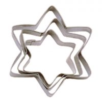 Tala Stainless Steel Star Cutters -  Set Of 3