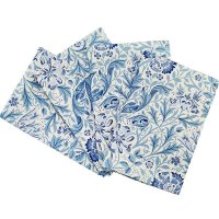 William Morris Blue Compton Cotton Napkins - 4 Pack