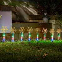 Three Kings SnowDécor Stakes (Set of 8) Multicoloured