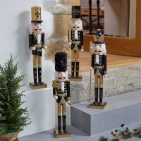 Three Kings Nutcracker XL Black & Gold - Assorted