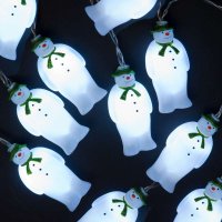 SnowTime Blow Moulded 10 Snowmen LED String Light
