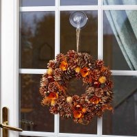 Faux Decor Totally Topiary CopperCone Whirl - 30cm