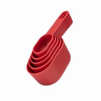 Fusion Twist Measuring Cups - Red