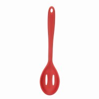 Fusion Twist Silicone Slotted Spoon - Red