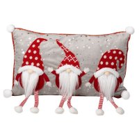 Three Kings Gonklets! Cushion - Red