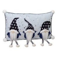 Three Kings Gonklets! Cushion - Navy