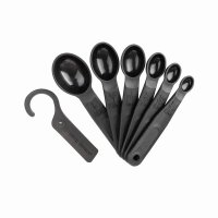 Fusion Set of 6 Measuring Spoons with Levelling Scraper