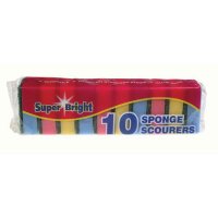 SuperBright Sponge Scourers (Pack of 10)
