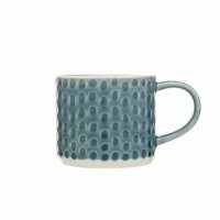 Siip Embossed Circle Mug Green