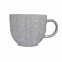 Siip Fundamental Embossed Knit Mug - Grey