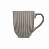 Siip Fundamental Ribbed Mug - Dark Grey
