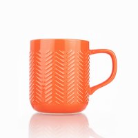 Siip Fundamental Large Embossed Mug - Red