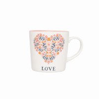 Siip Fundamental Vicky Yorke Designs Folk Floral Mug - Love