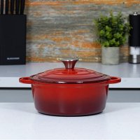 Blackmoor Cast Iron 2.5L Casserole Dish - Red