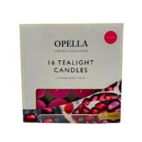 Opella Candle  Pomegranate Tealights -16PK