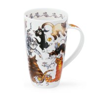 Dunoon Henley Shape Fine Bone China Mug 600ml - Pussy Galore