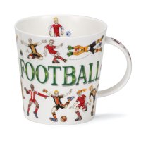 Dunoon Cairngorm Shape Fine Bone China Mug - Sporting Antics Football