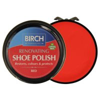 Birch Renovating Shoe Polish 50ml - Red