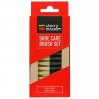 Cherry Blossom Shoe Care Brush Set