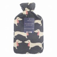 Country Club Bottles with Printed Fleece Cover - Dachshund Design