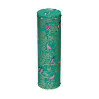 Elite Sara Miller Green Bird Extra Tall Round Tin