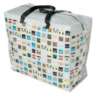 Minecraft Faces Zip Up Laundry Storage Bag