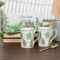 Lesser and Pavey Herb Garden Mugs - Set of 2