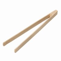 Chef Aid FSC Beech Toast Tongs