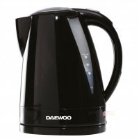 Daewoo Balmoral 1.6L 3Kw Black Plastic Kettle