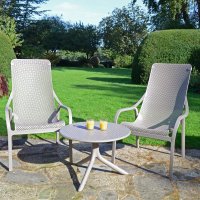 Step Low Table With 2 Net Lounge Chair Set - Turtle Dove