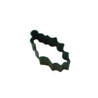Anniversary House Mini Holly Poly- Resin Coated Cookie Cutter - Green