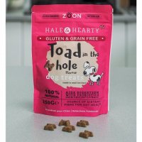 Zoon Hale & Hearty Toad in the Hole Grain Free Treats - 150g