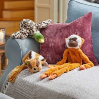 Zoon Plush Dog Toy - Crinkle Gibbon