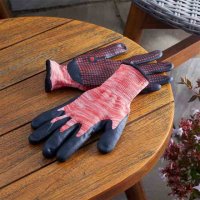 Smart Garden Super Grips Gloves - Red Medium / Size 8