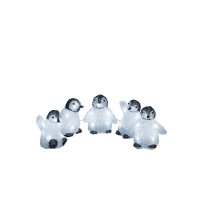 Konstsmide Acrylic Baby Penguin 5 Piece Set