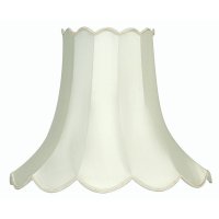 Oaks Lighting Scallop Shade Ivory - Various Sizes