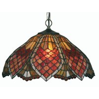 Oaks Lighting Tiffany Style Orsino Ceiling Light