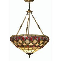 Oaks Lighting Tiffany Style Oberon Ceiling Light