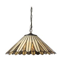 Oaks Lighting Tiffany Style Regan Pendant