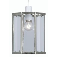 Oaks Lighting Non-Electric Lantern Antique Chrome