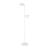 Oaks Lighting Quattro 80 Floor Lamp White