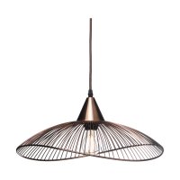 Oaks Lighting Helios Single Pendant with 1200mm Cord Copper