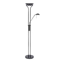 Oaks Lighting Mother & Child Floor Lamp Black Chrome