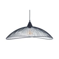 Oaks Lighting Helios Single Pendant with 1000mm Cord Black