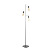 Oaks Lighting Graz 3 Light Floor Lamp Black