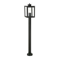 Oaks Lighting Saxton 1M Outdoor Post Light Black